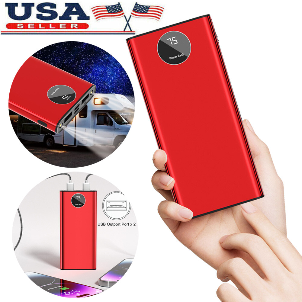 Power Bank 900000mah Portable USB External Battery Backup Charger Fast Charging