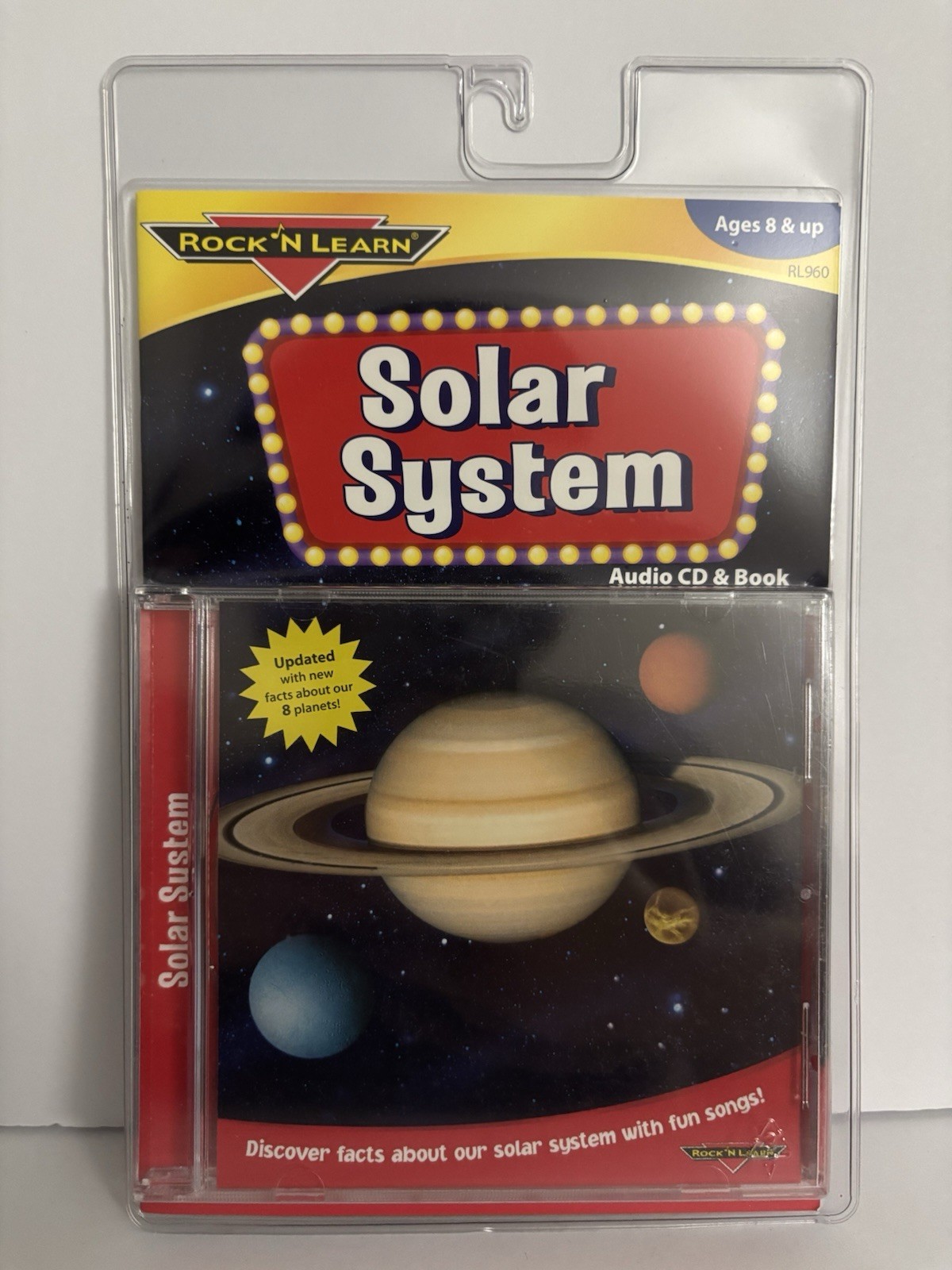 Rock N Learn Solar System Audio CD And Book Educational Learning Science – NEW