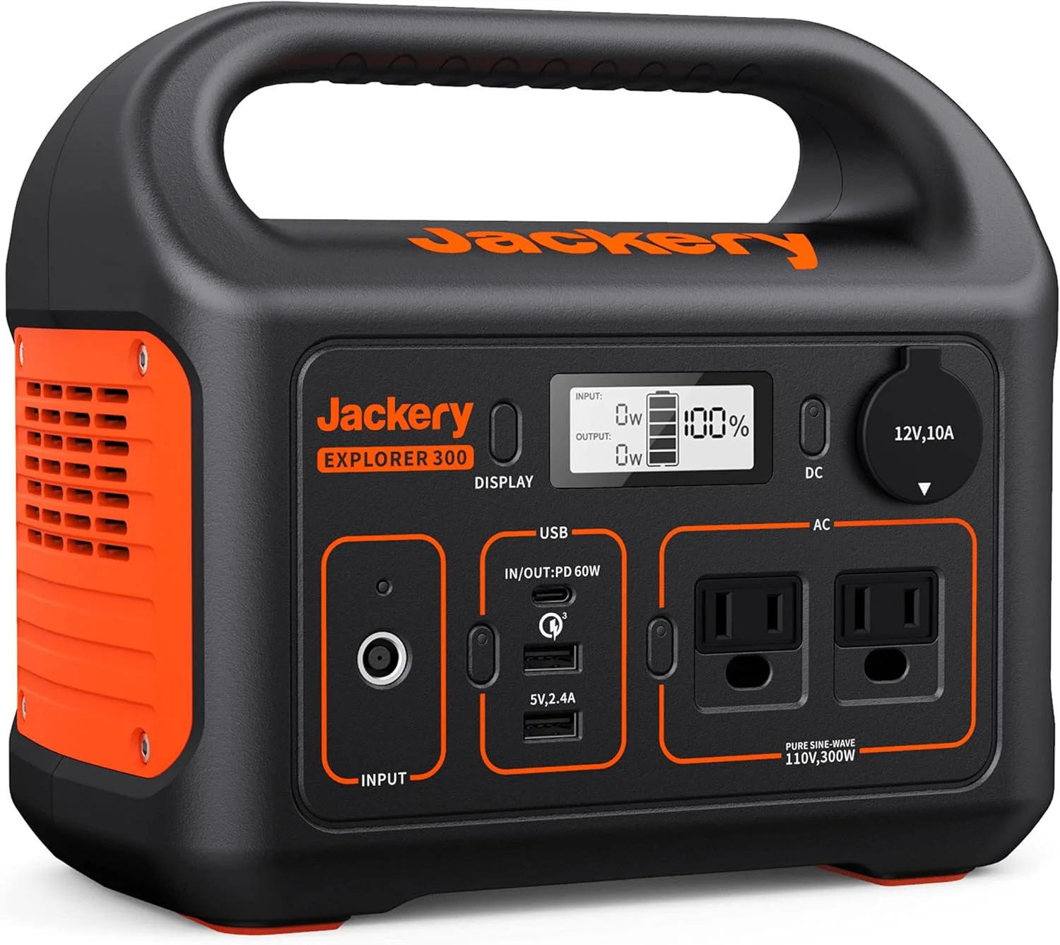 Portable Power Station Explorer 300, 293Wh, Backup Lithium Battery, 300W Continu