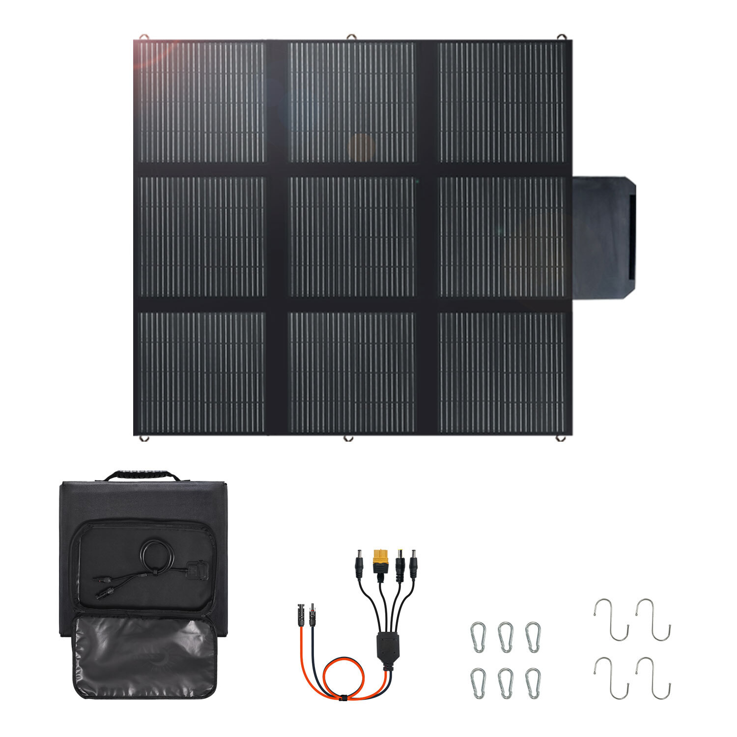 120W – 400W Portable Foldable Solar Panel Charger for Power Station Home Camping
