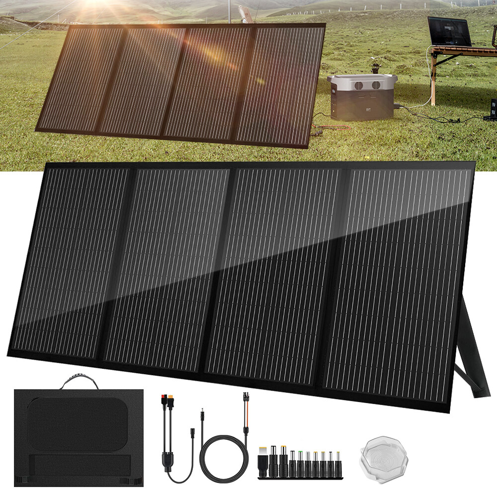 240W Portable Folding Solar Panel Charger Kit for Power Station Solar Generator