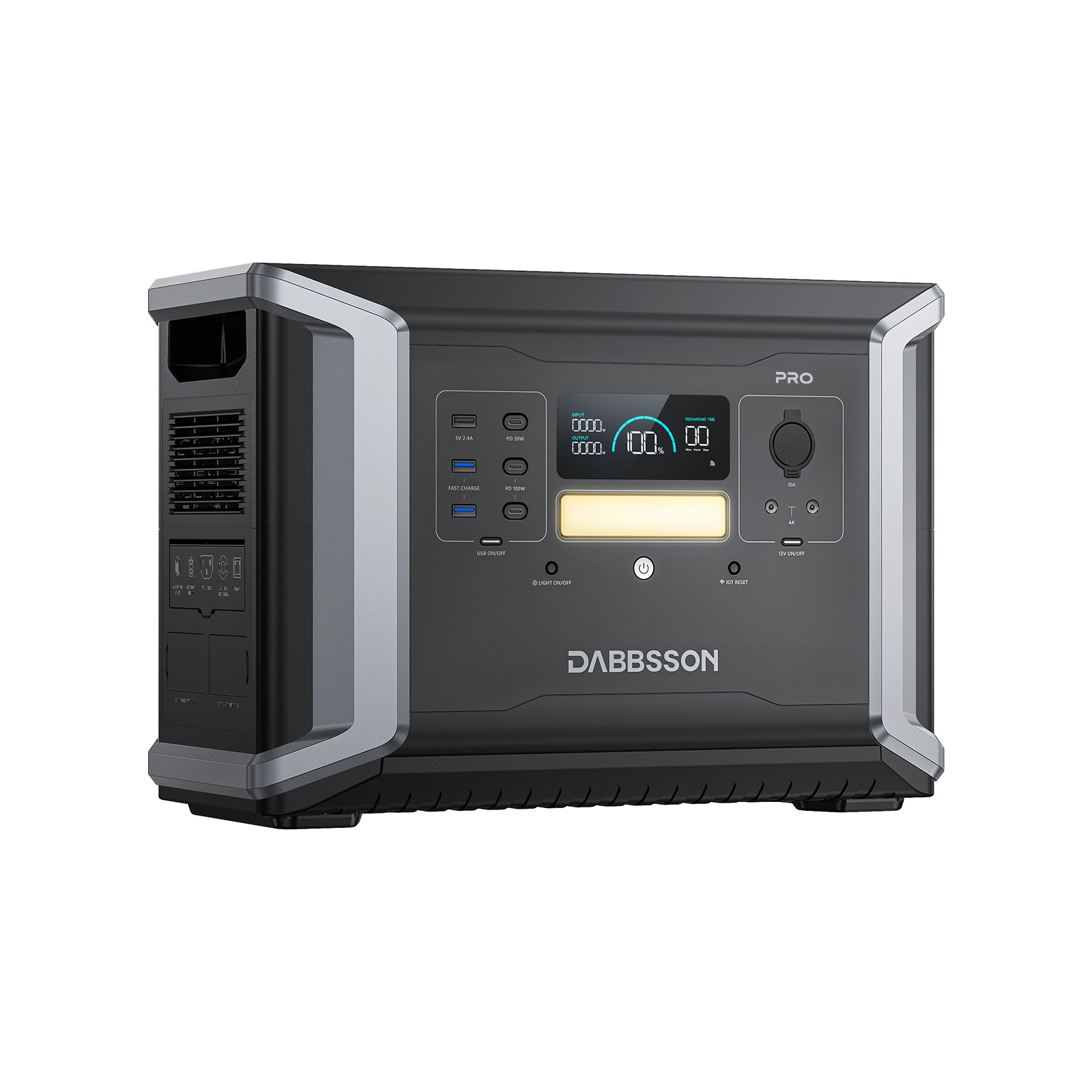 Dabbsson 2150Wh 2400W Power Station Solar Generator DBS2100Pro LFP Home Backup