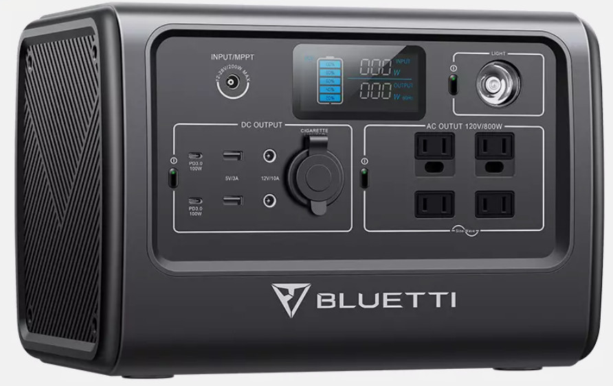 Bluetti EB70S (Grey) Portable Power Station 716Wh Solar Generator