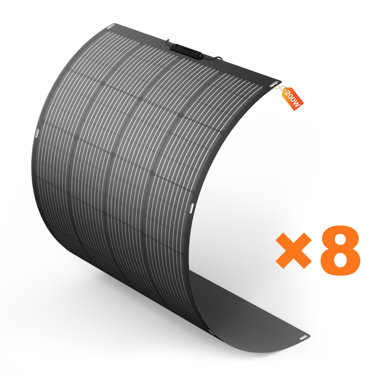 Solar Panel Flexible 200w 100watt Ultra Thin Solar Panels for RV power station