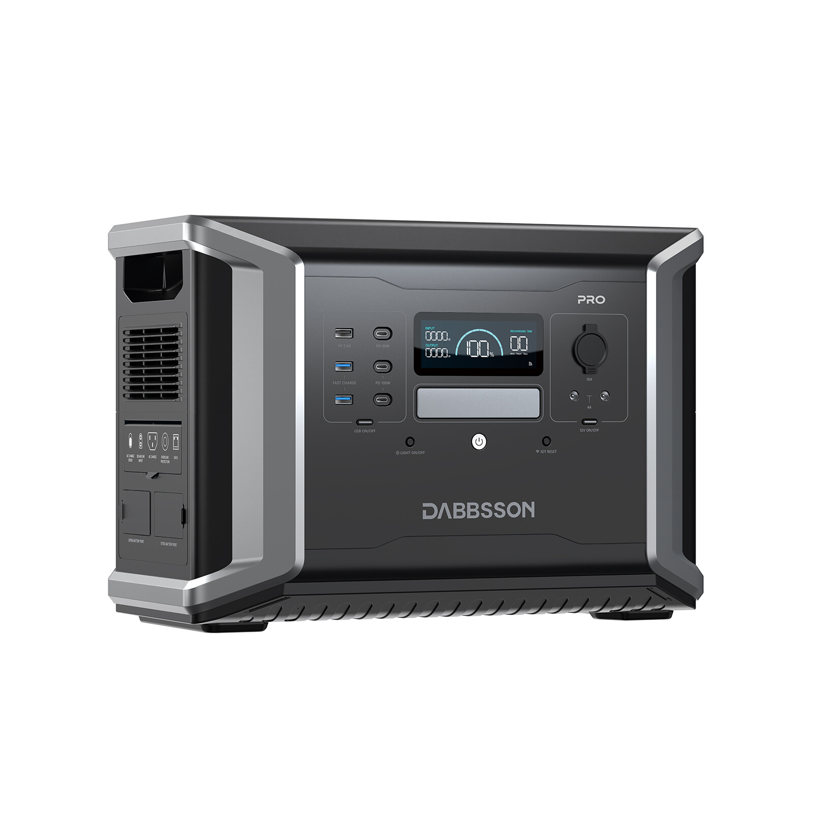 Dabbsson DBS1400Pro 2400W 1382Wh Portable Power Station Solar Generator LFP
