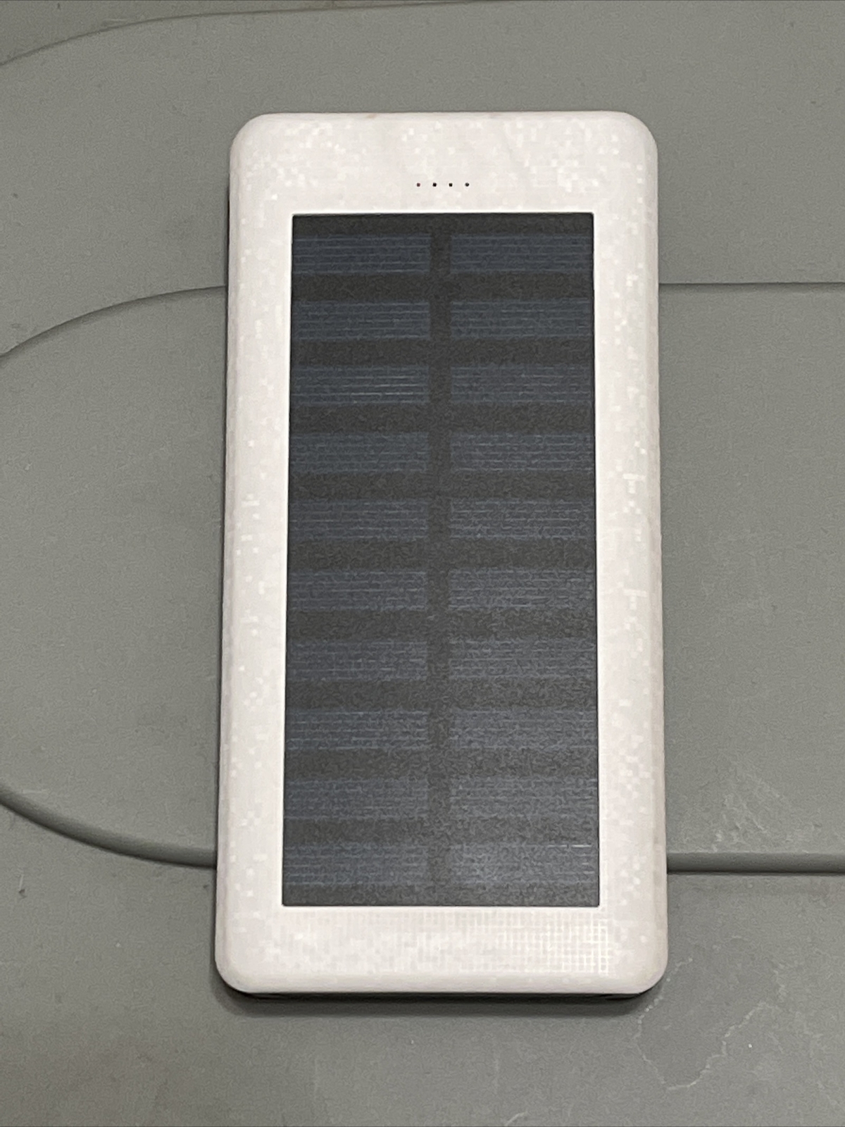 Solar Power Bank 24000mAh Portable Charger  w/ LED Flashlight 3 USB Ports