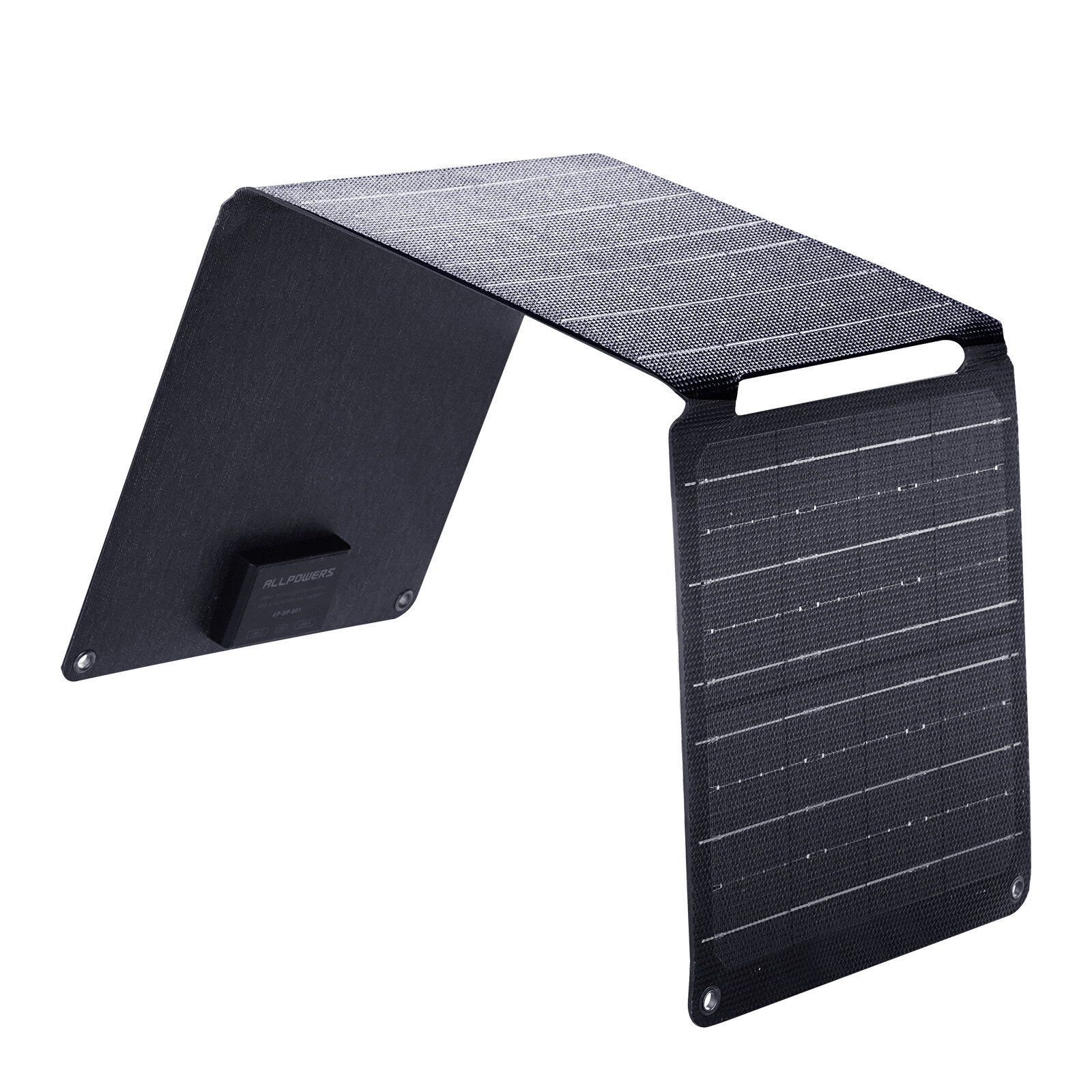 21W Portable Solar Power Bank Solar Panel Cell Phone Charger for Outdoor Camping