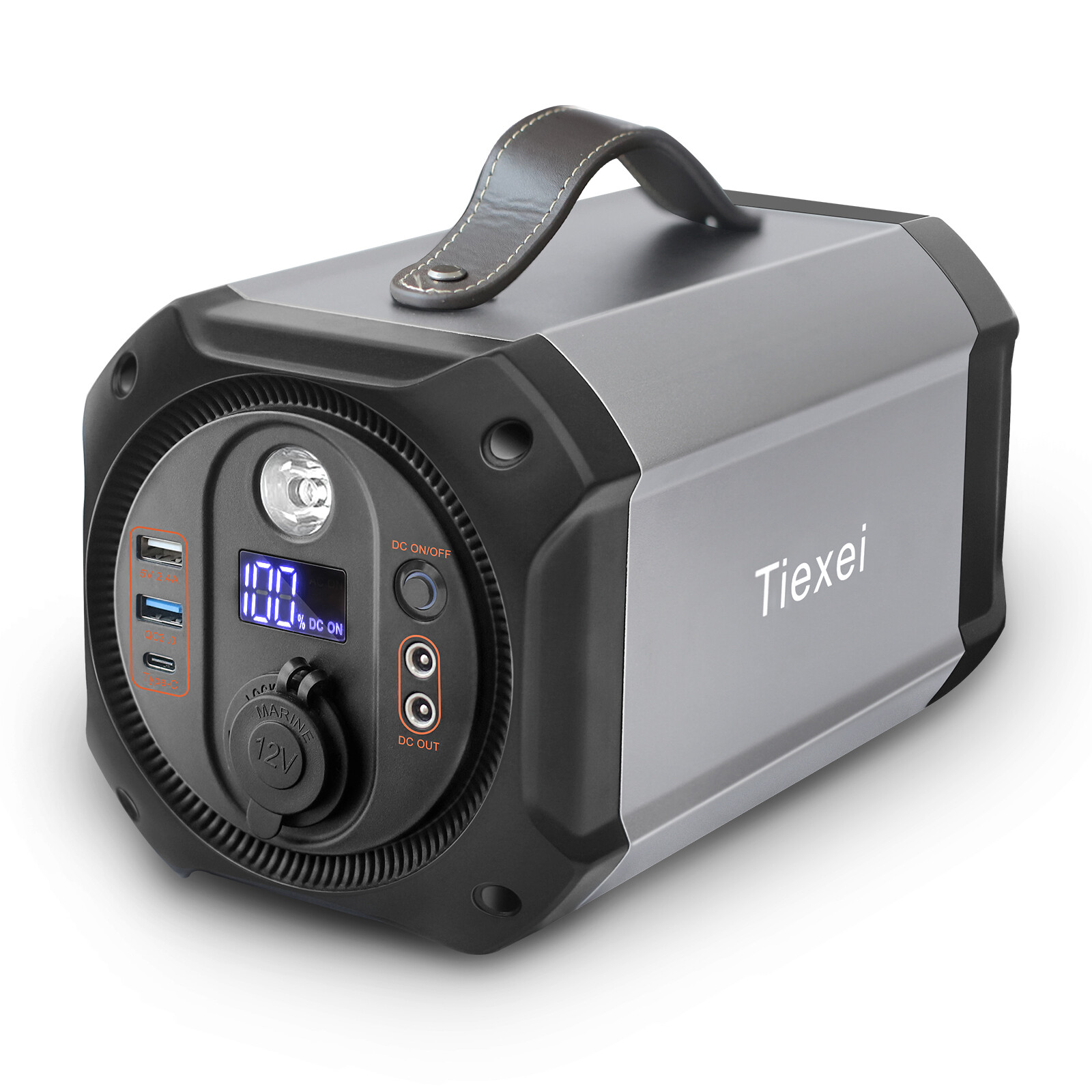 300W Portable Power Station Outdoor Solar Generator Emergency Power Supply USB