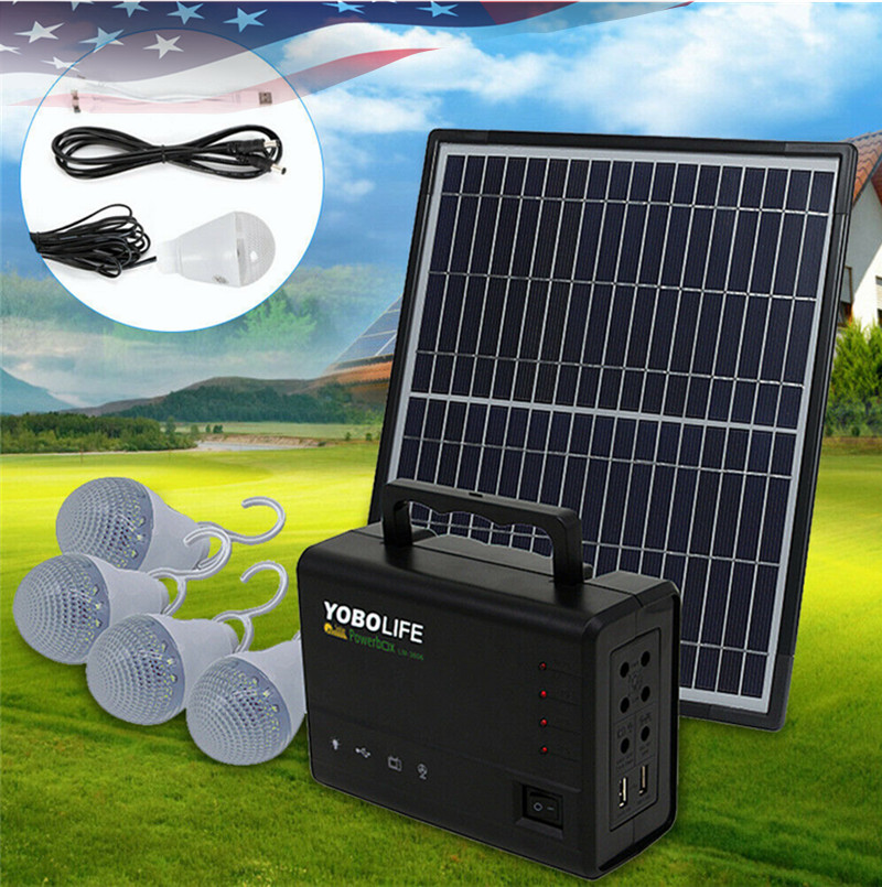 Portable Power Station – Portable Solar Generator with Panels Backup Supply USA