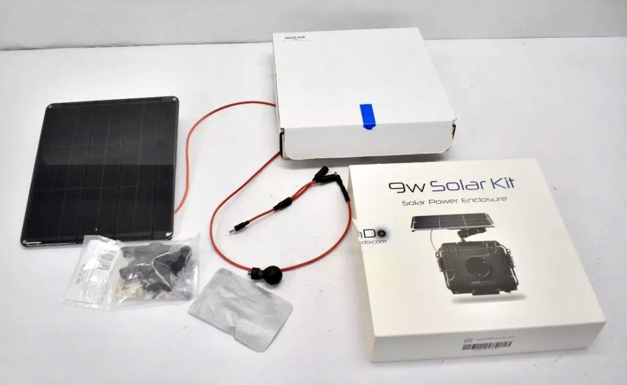 CamDo 9W Solar Kit Solar System Mount Upgrade Compatible W/ GoPro Camera SolarX