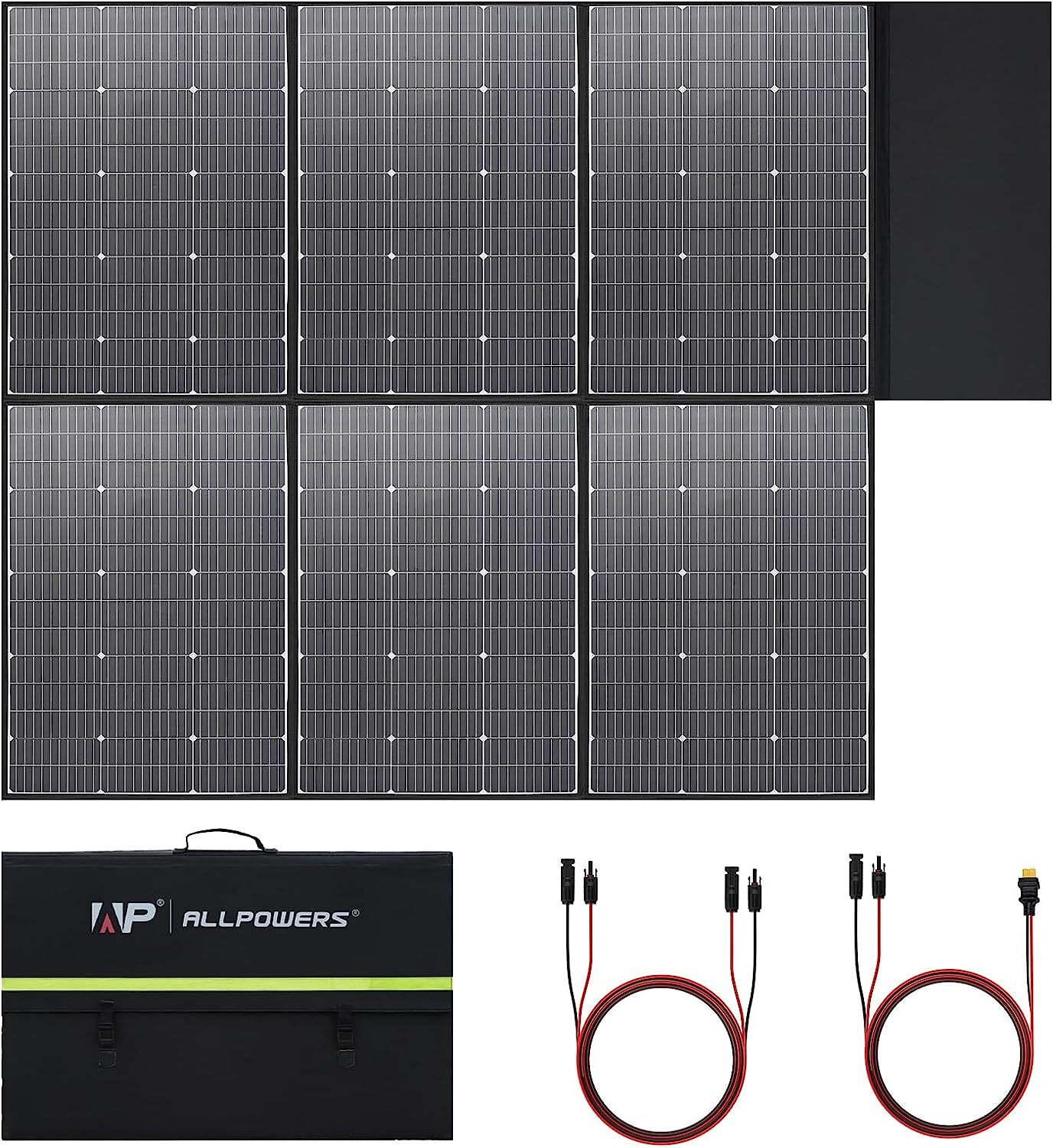 ALLPOWERS 600W Foldable Solar Panel Monocrystalline Waterproof IP67 For Outdoor