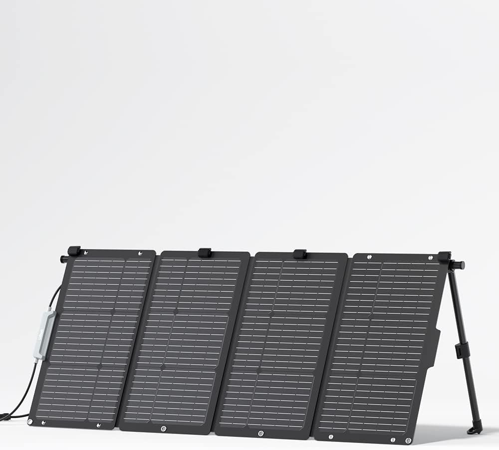 Litheli 100W Portable Solar Panels, Solar Battery Charger with Adjustable Kickst