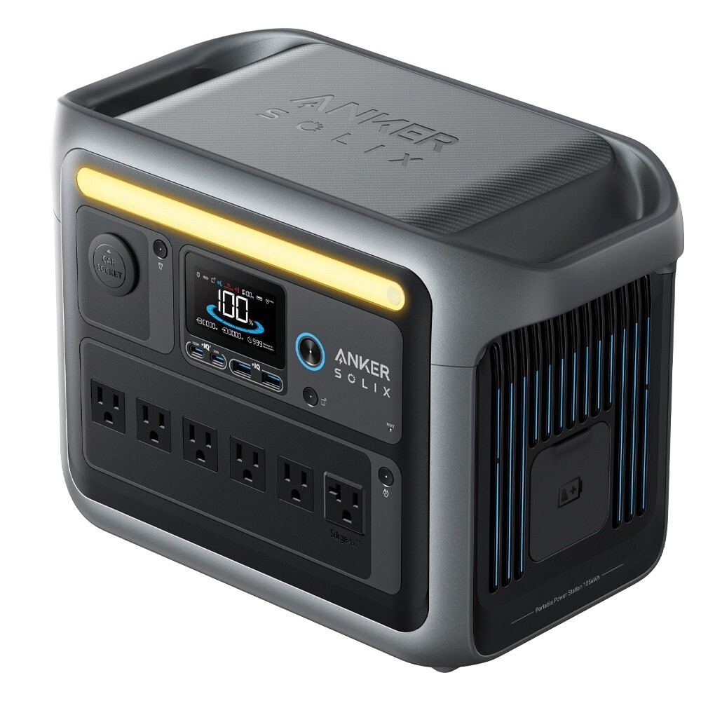 Anker SOLIX C1000X Portable Power Station 1800W Solar Generator 1056Wh|Refurbish