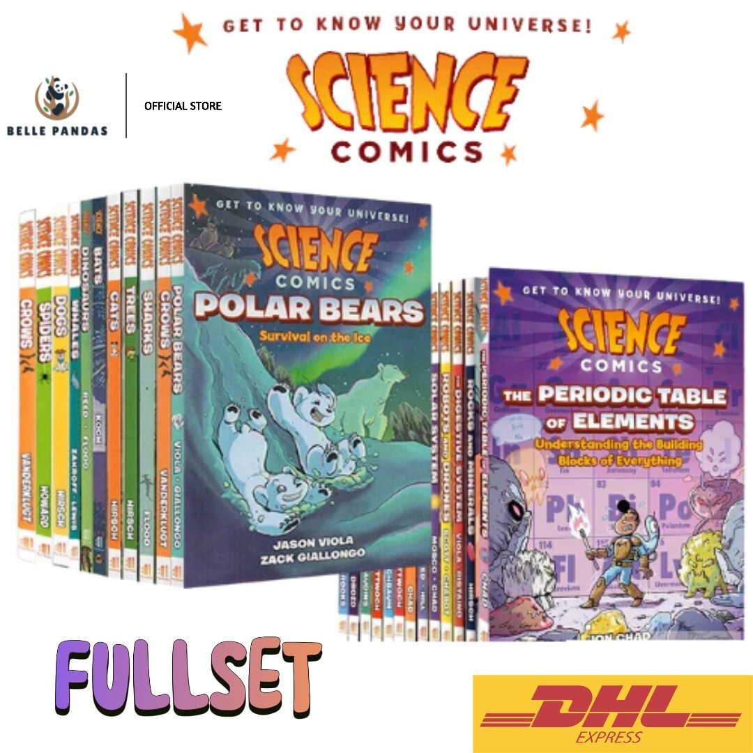 Science Comics Series: Get to Know Your Universe 30 Books Complete Set Kids+ DHL