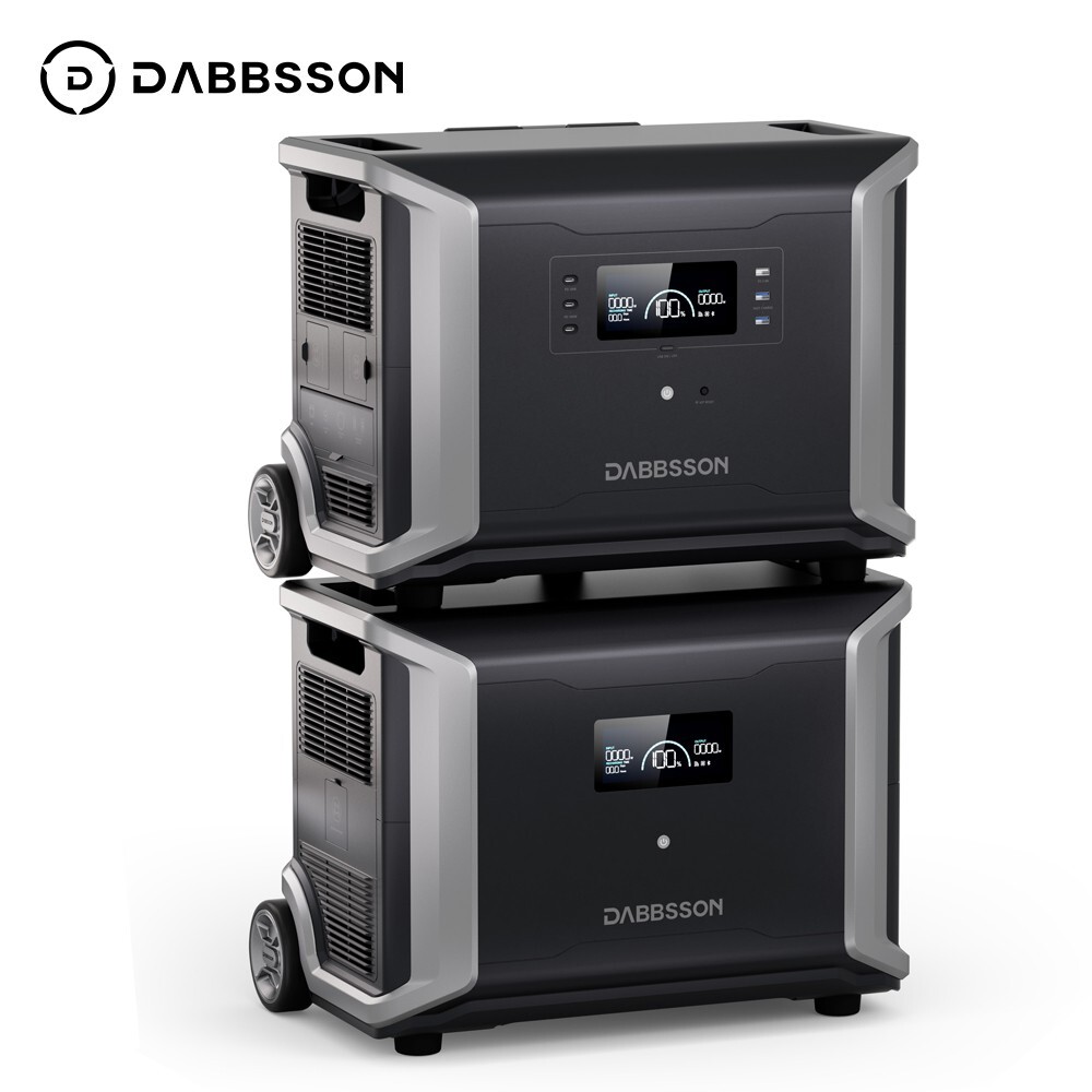 Dabbsson 8750Wh Power Station Solar Generator DBS3500 +Expandable Battery NEW