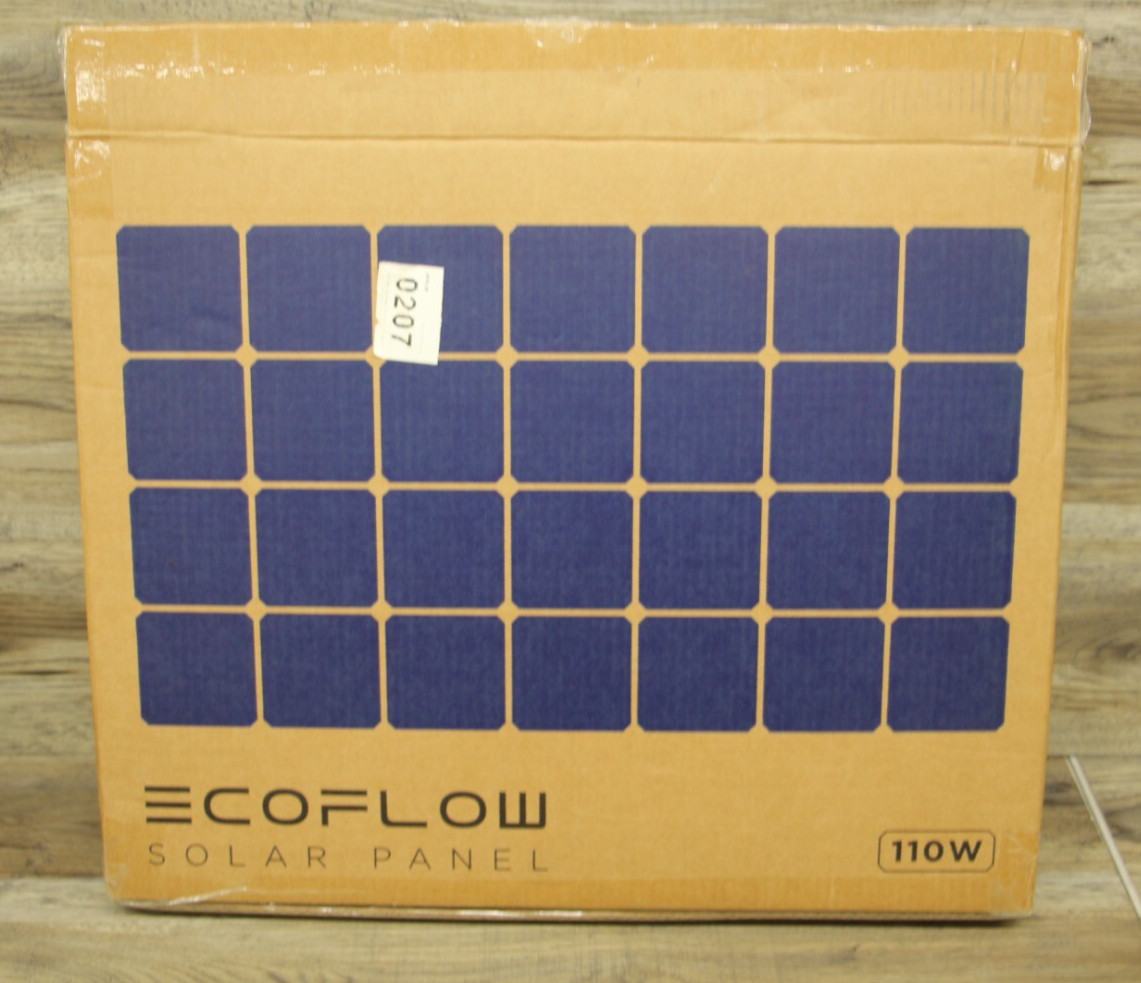 EcoFlow 110W Portable Solar Panel Kit IP68 Waterproof Foldable with Carry Case