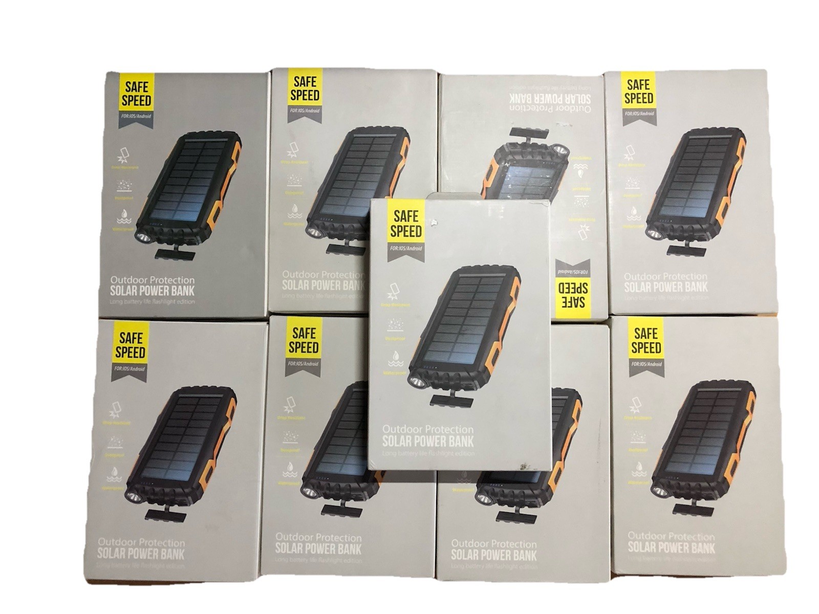 Solar Charger Power Bank 42800mAh Portable Charger Power Bank External Battery