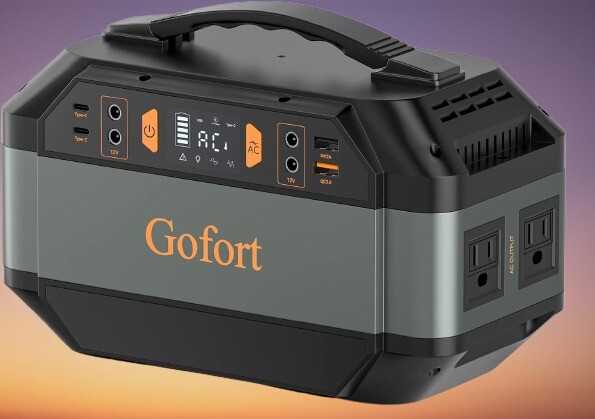 Portable Power Station 330W 299Wh Power Supply Solar Generator Backup Battery…