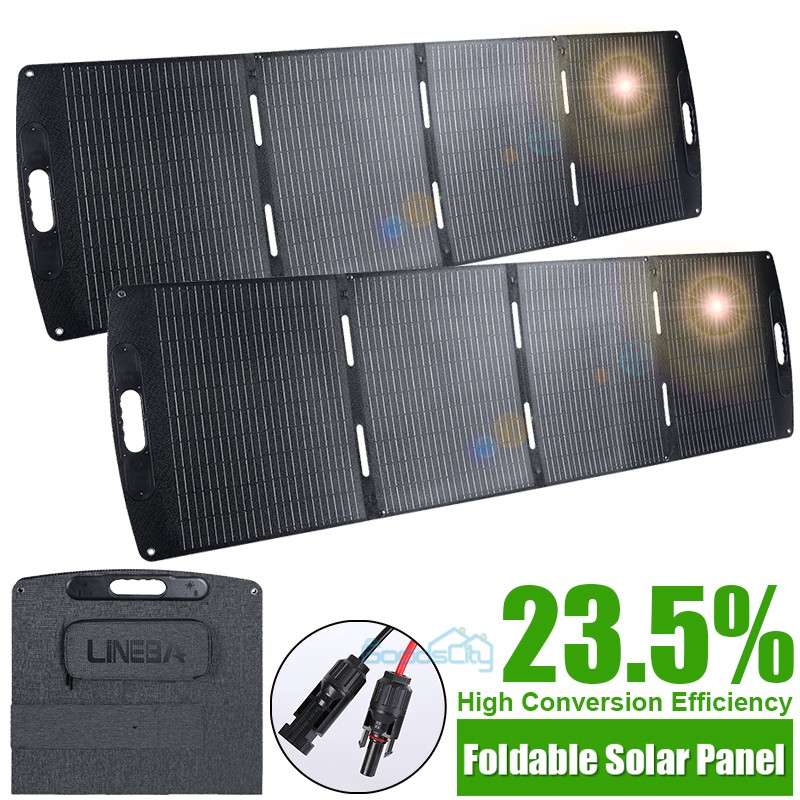 Solar Panel 400W 200W 100W Portable Solar Charger Foldable for RV Camping Home