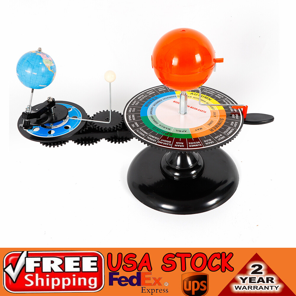 Solar System Earth Moon Sun Orbital Planetarium Model Children Educational Tool