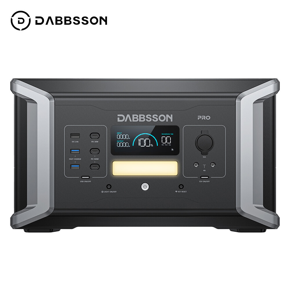 Dabbsson DBS1000Pro 1024Wh Portable Power Station Solar Generator Home Backup