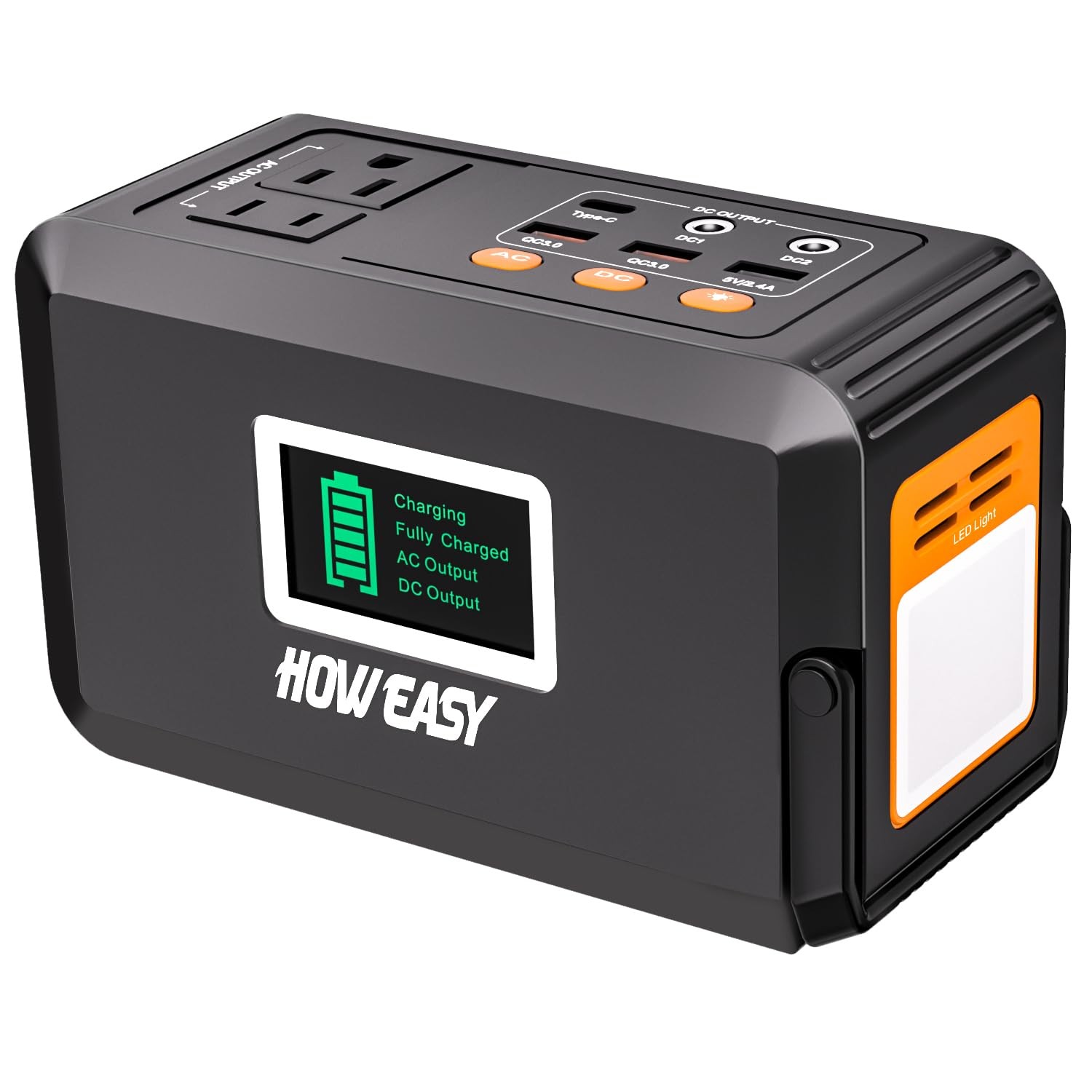 Portable Power Station 24000mAh 88Wh Solar Generator Backup