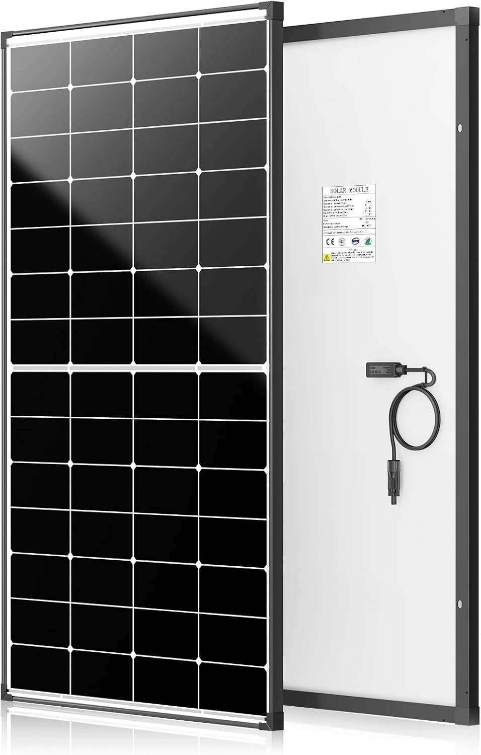 220W Solar Panel, 25.4% High Efficiency Monocrystalline with 10BB Hidden Busbar,