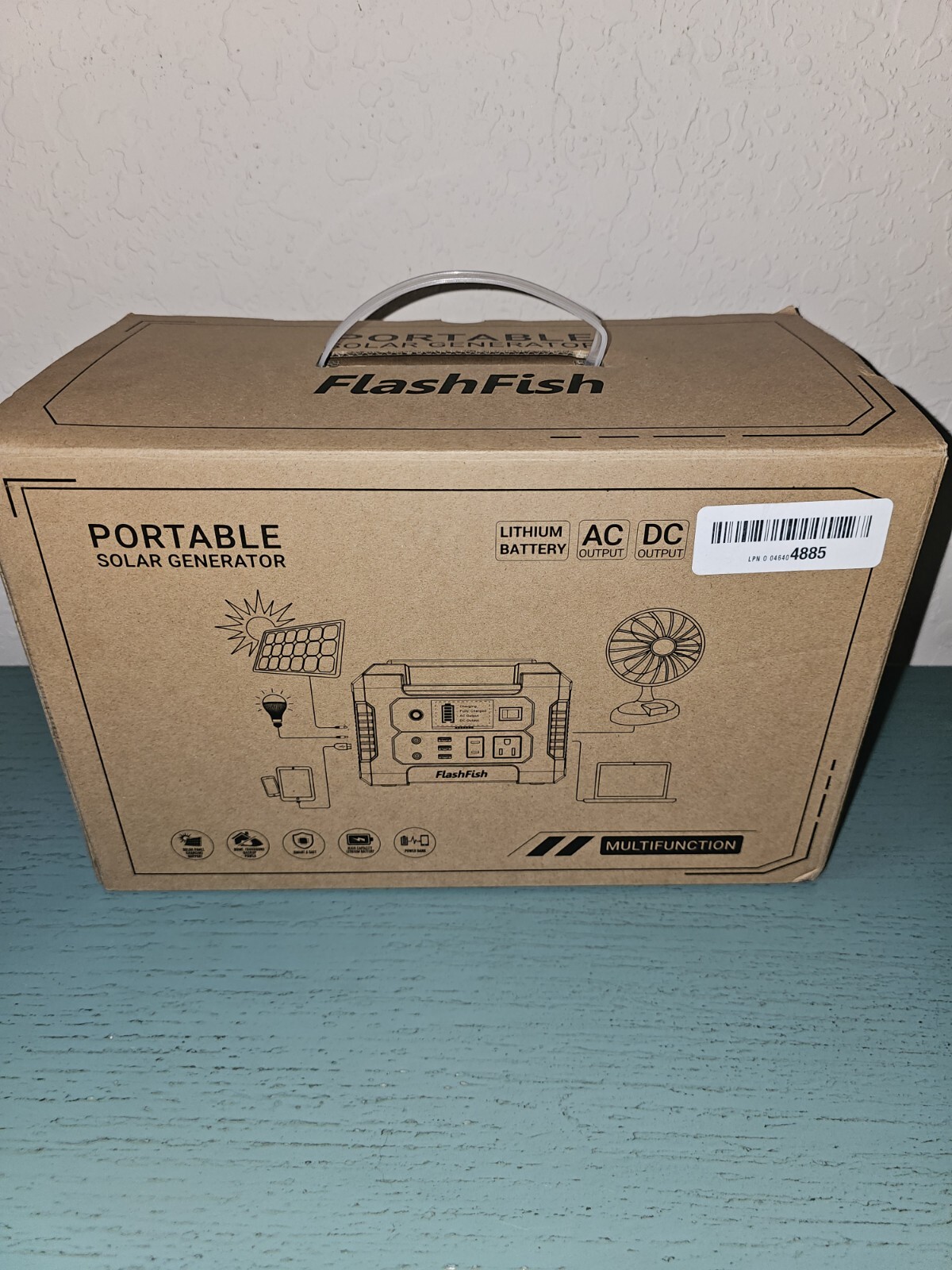 Flashfish E200 Portable Solar Generator-Brand New In Box