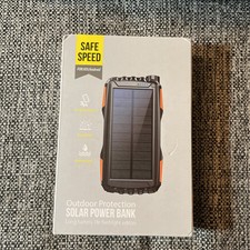 # SAFE SPEED OUTDOOR PROTECTION SOLAR POWER BANK