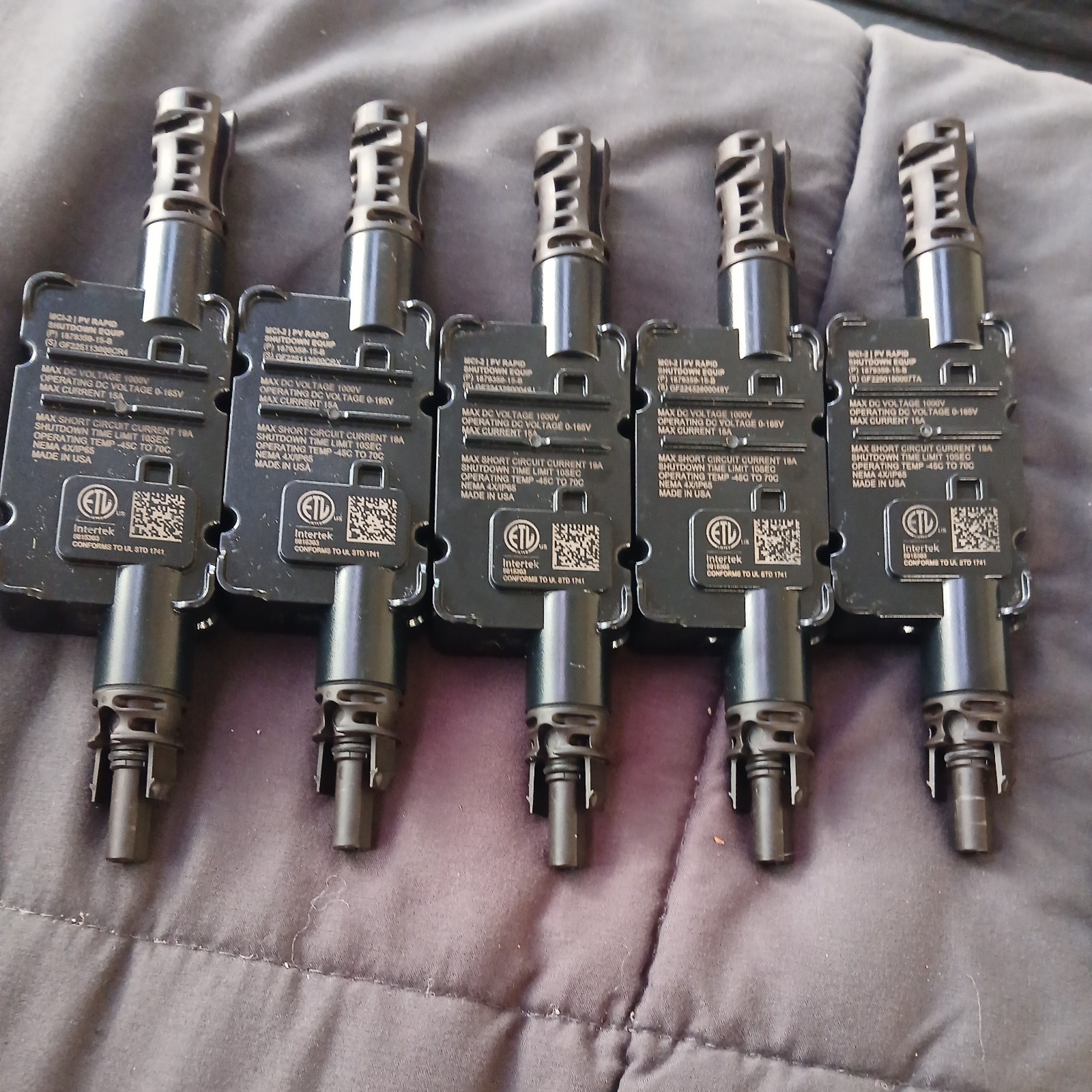 Tesla McI-2 PV Rapid Shutdown Equipment Pack of 5, Mid-Circuit Interrupter