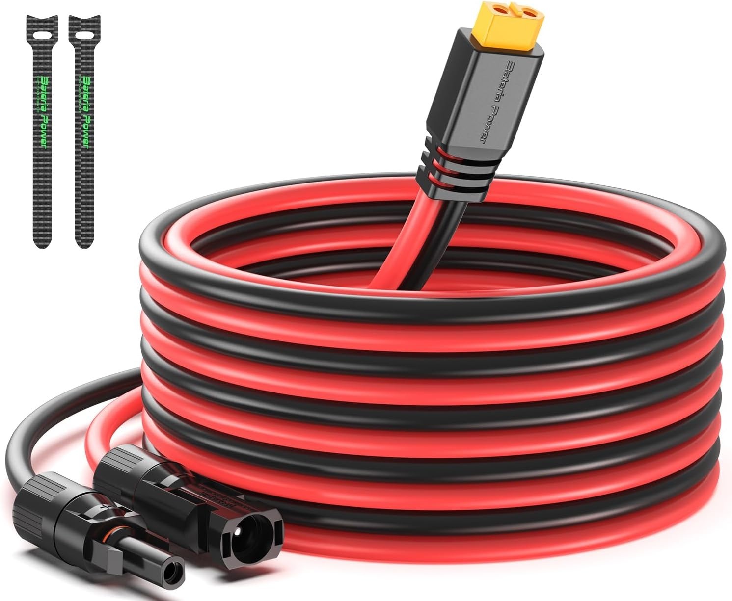 20Ft Solar to XT60 Extension Cable 12AWG High-Current Solar Panel Adapter