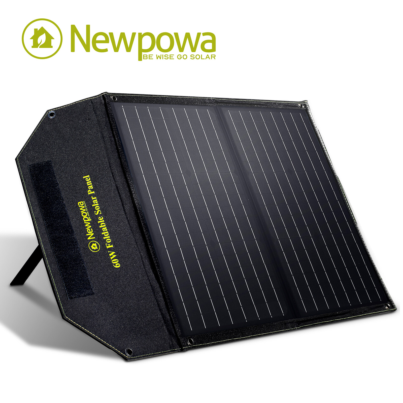 Newpowa 60W Watt 12V Portable Solar Panel Compatible With Normal Solar Generator