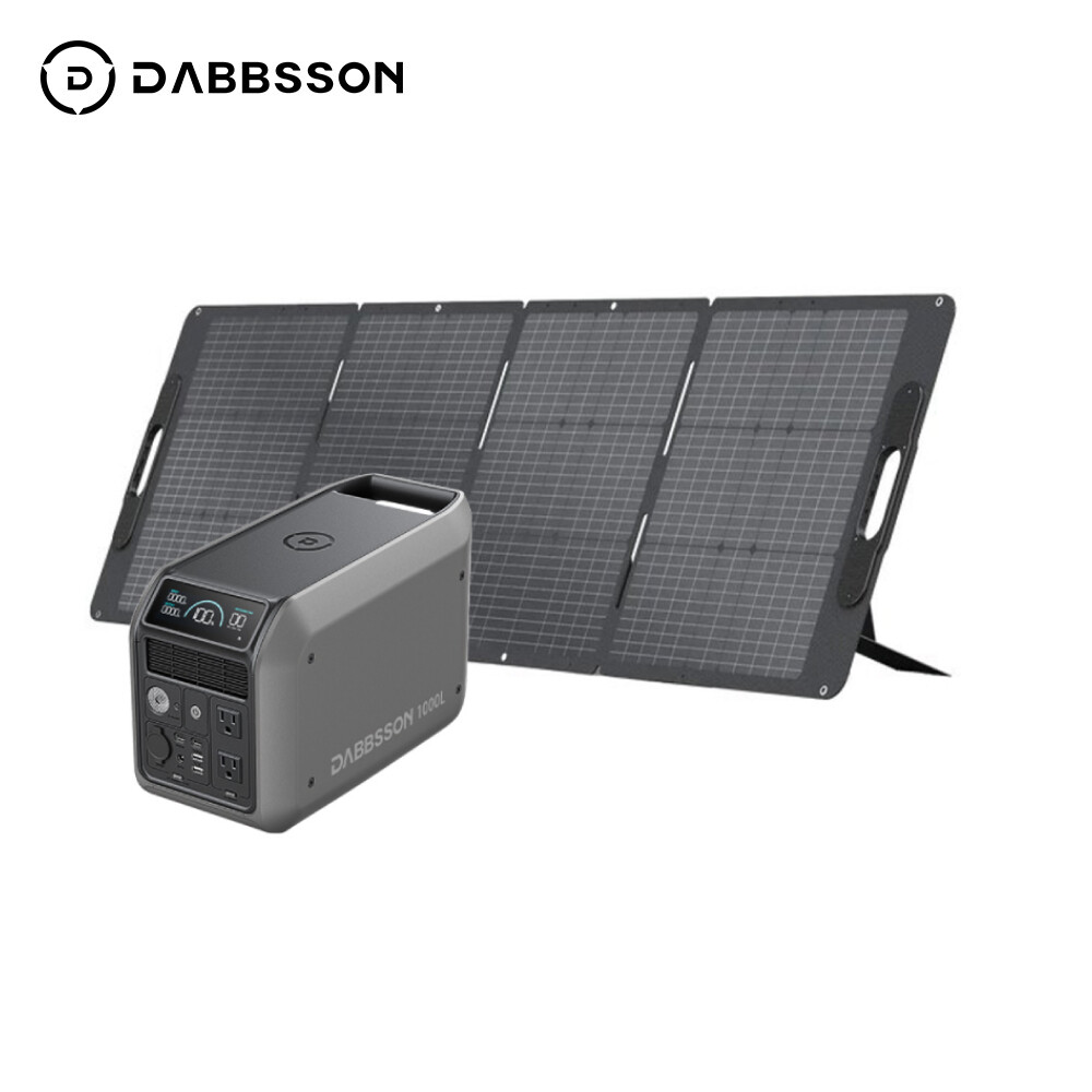 Dabbsson 1000L Portable Power Station 1008Wh 1200W Generator w/210W Solar Panel