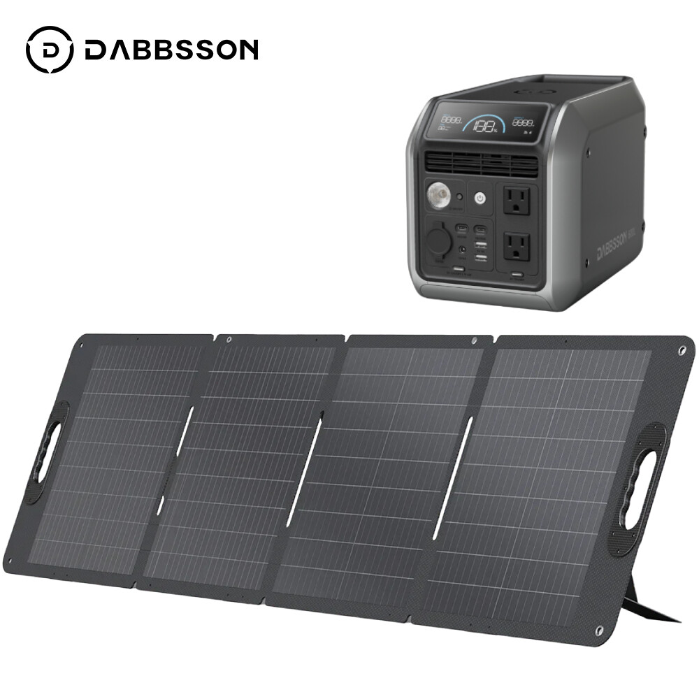 600L+120W Foldable Solar Panel 768Wh 600W Portable Power Station Solar Generator