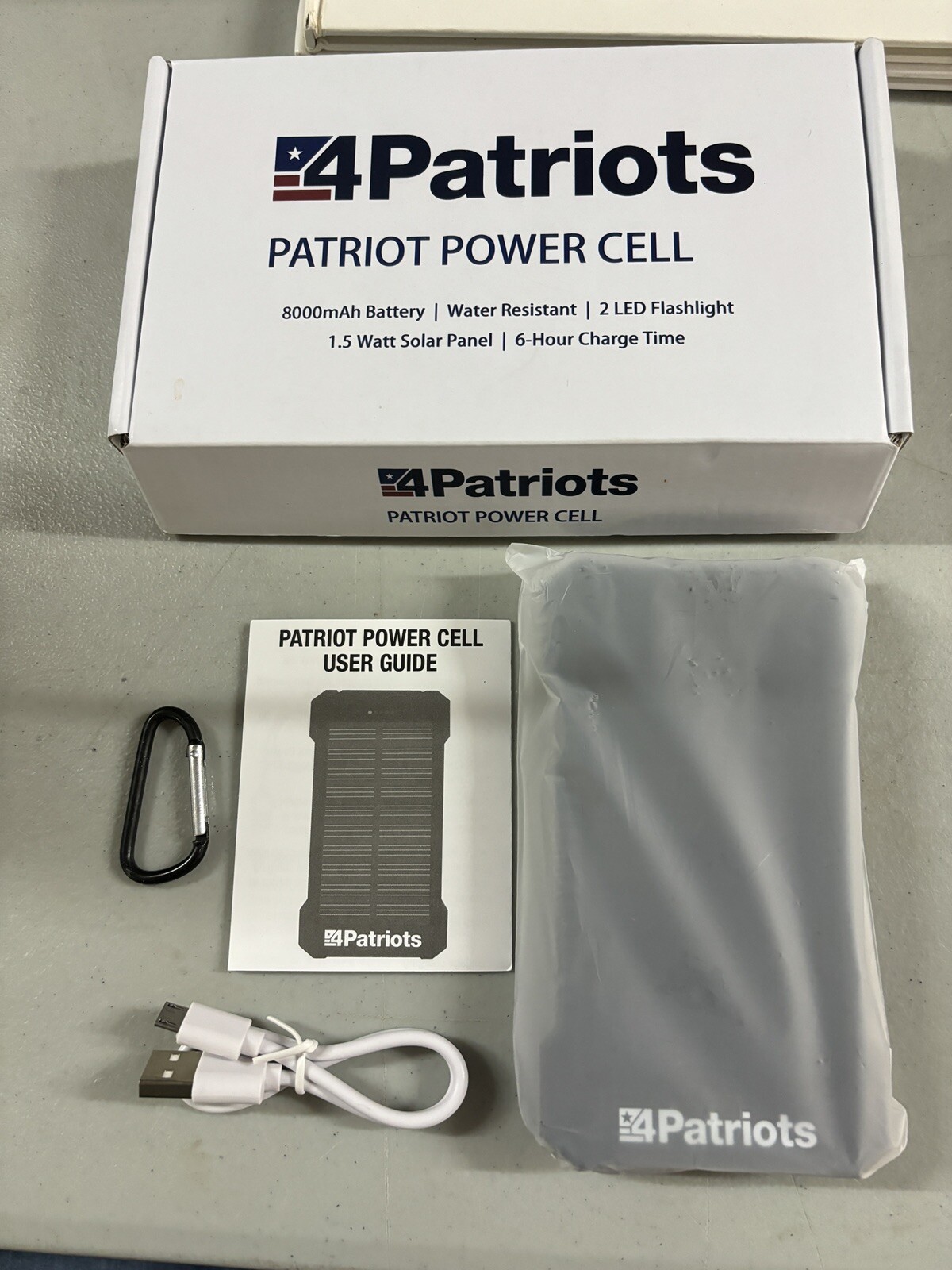 Patriot Power Cell: Portable Solar Power Bank Rechargeable External Battery …