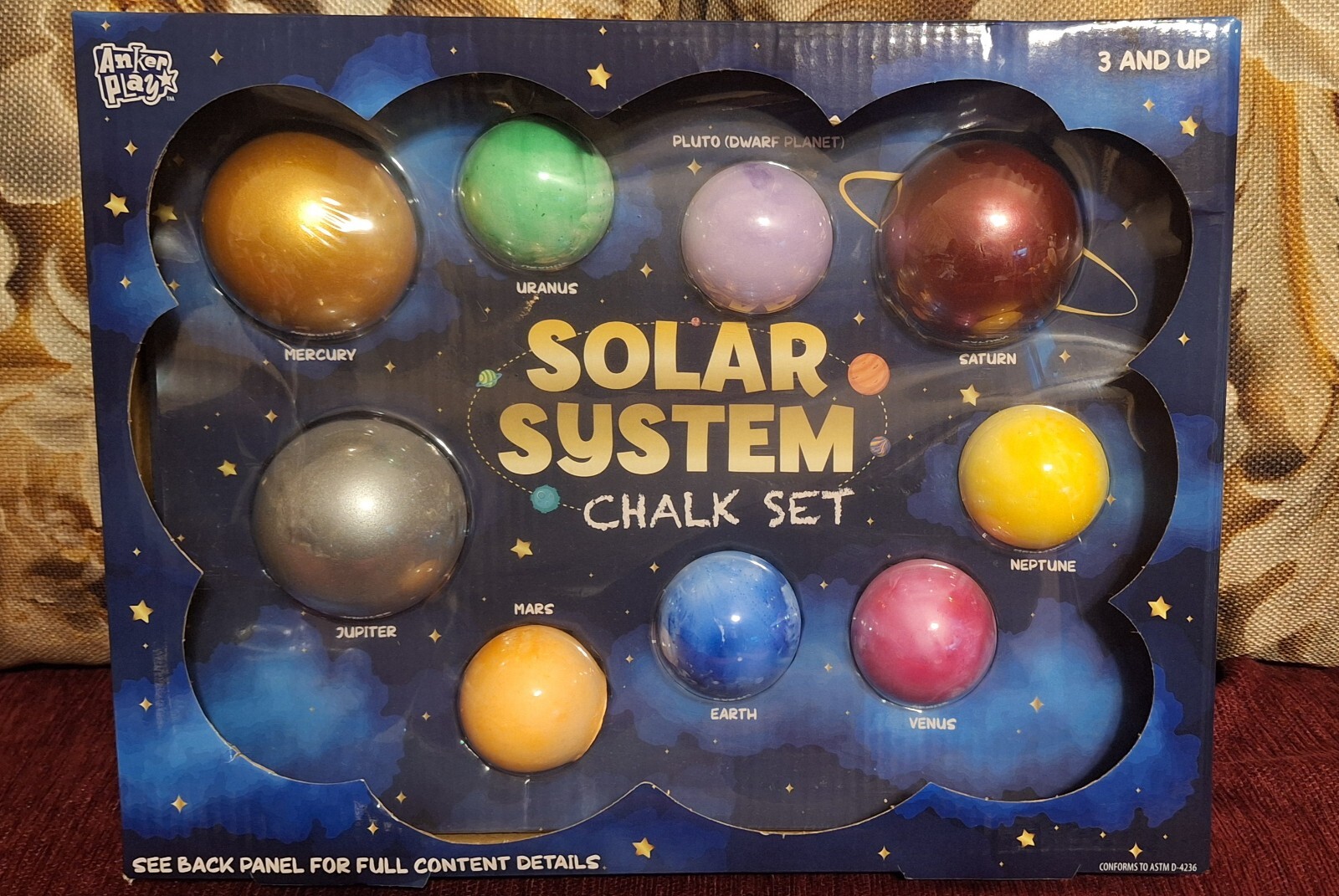 Anker Play Solar System 6 Small 3 Large Chalk Set Colorful Outdoors “Gift Set”