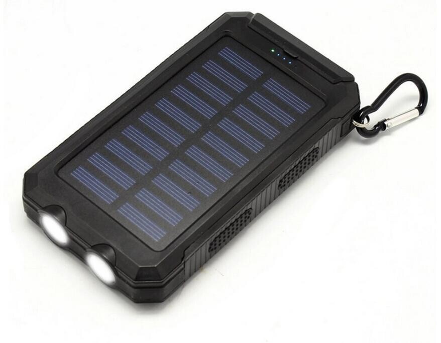2024 Powerful USB Portable Charger Solar Power Bank For Cell Phone Flashlight