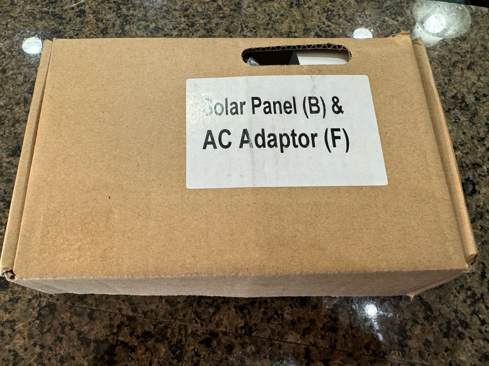 Deluxe Solar Panel (B) & AC Adapter (F) For Portable Solar System