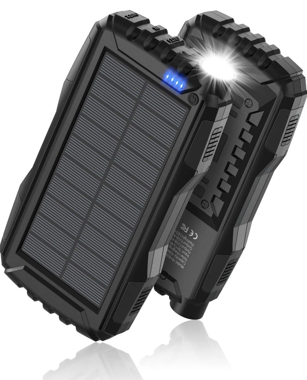 Power-Bank-Solar-Charger – 42800mAh Portable Charger,Solar Power Bank,External..