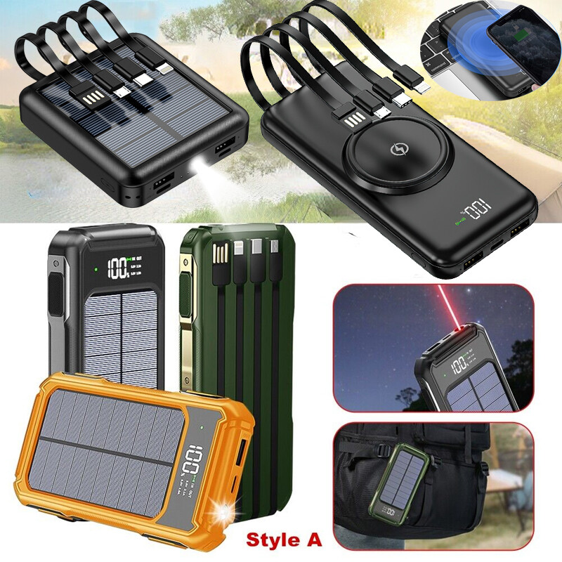 400000mAh Power Bank 4 USB Pack Charger Backup External Battery for Cell Phone