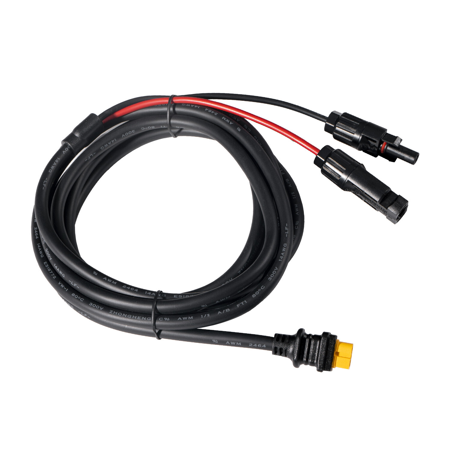 FOSSiBOT Solar Charge Cable Solar Connector to XT60 Adapter Connector 3.5M/11Ft