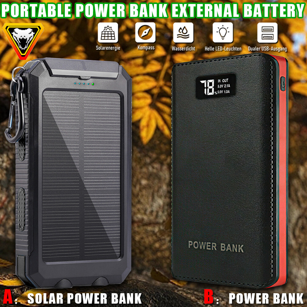9000000mAh USB Backup External Battery Power Bank Pack Charger for Cell Phone US