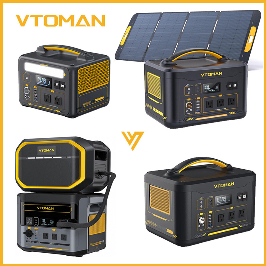 VTOMAN Jump 600X/1500X/1800 FlashSpeed 300/1000/1500 Portable Power Station