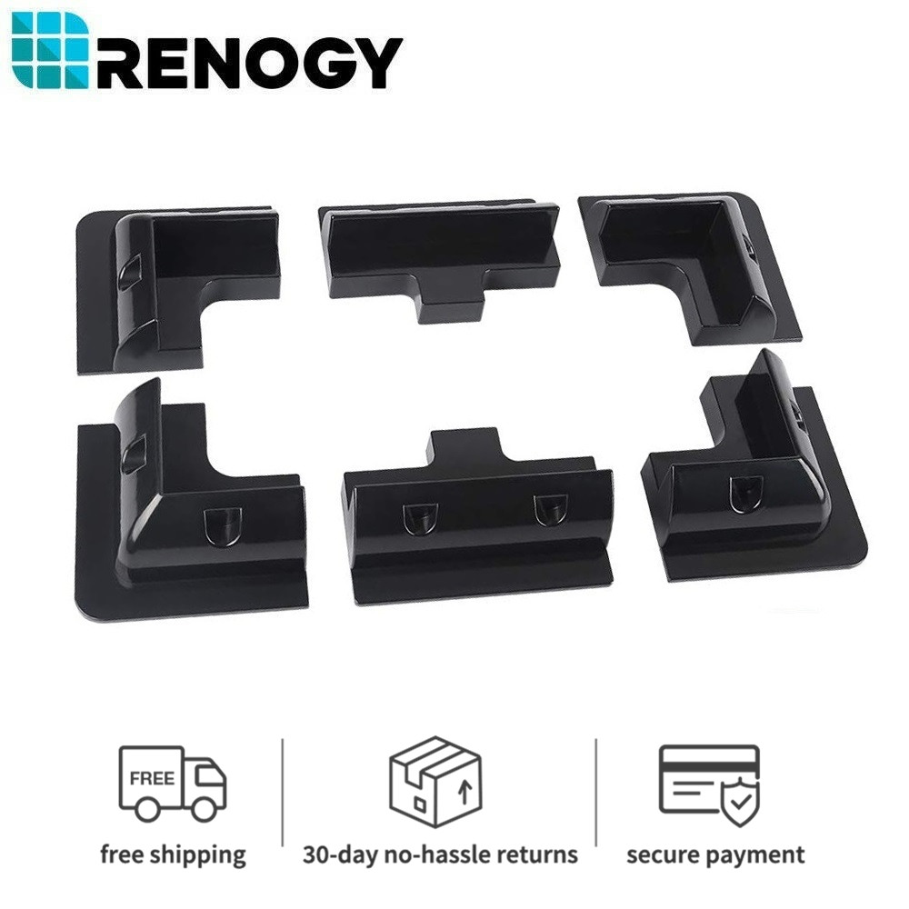 Renogy Corner Bracket Solar Panel Roof Drill-Free Mount for RV Boats 1 Set