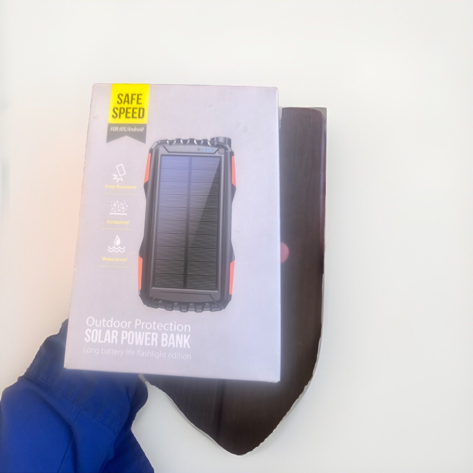 Solar Charger Power Bank, 45800mAh Portable Phone Charger with USB C in/Output