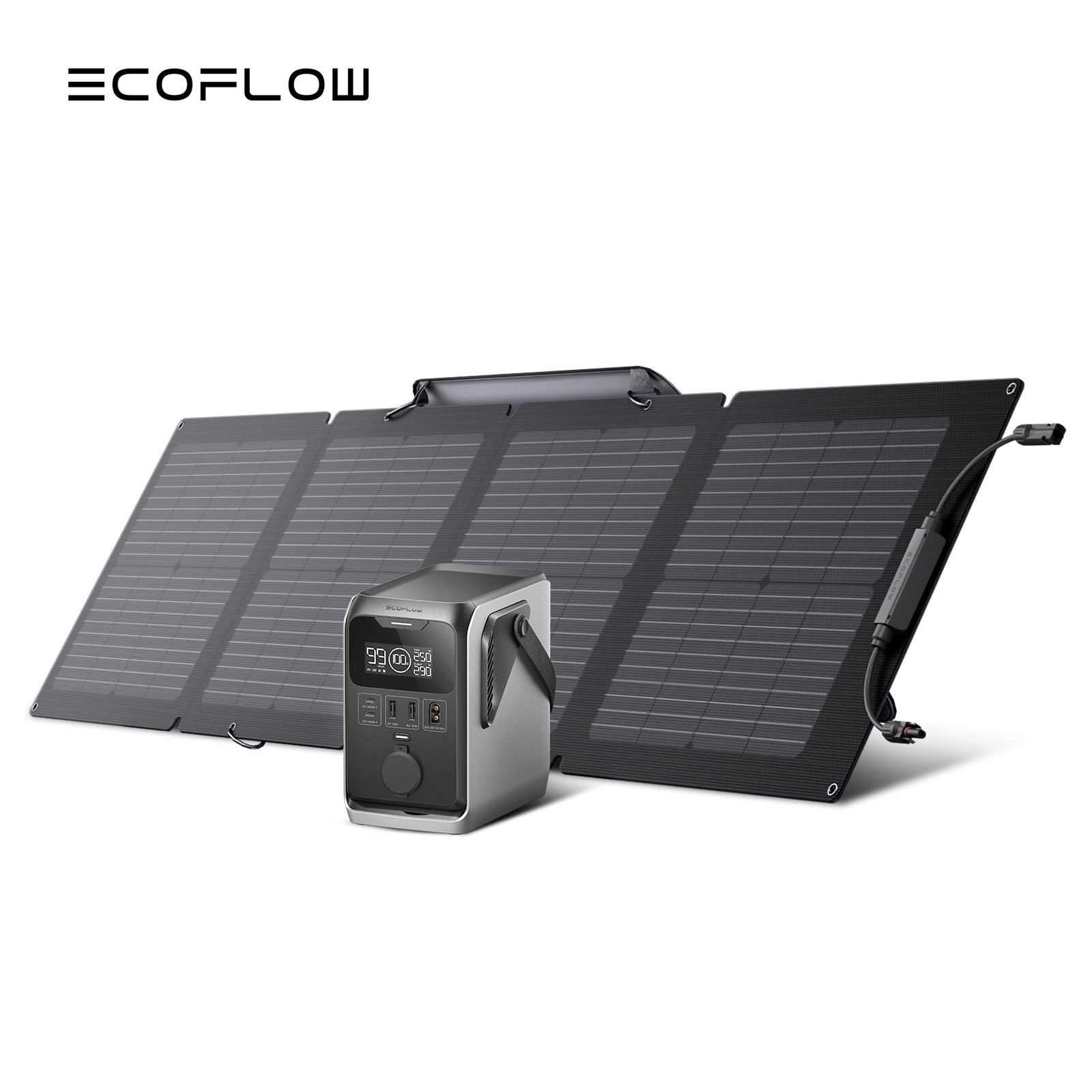EcoFlow TRAIL 300 DC Portable Power Station 288Wh Battery with 110W Solar Panel