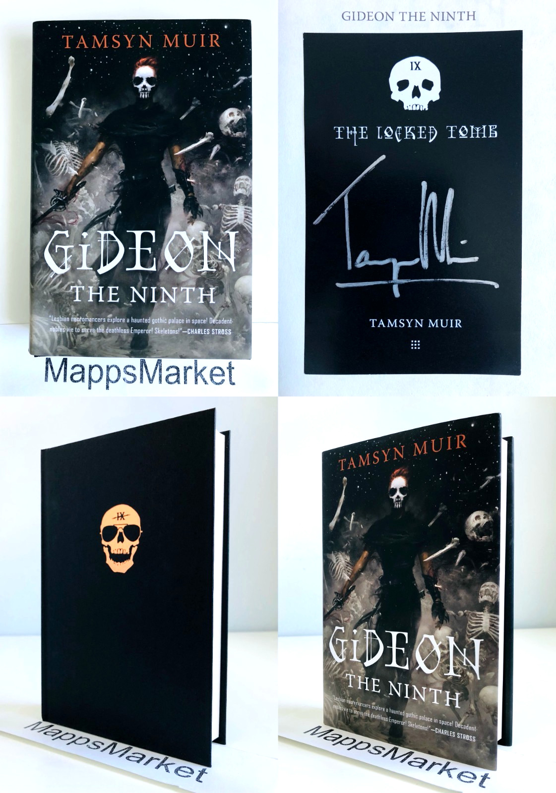 SIGNED Gideon the Ninth (Locked Tomb #1) by Tamsyn Muir First Edition (2019, HC)
