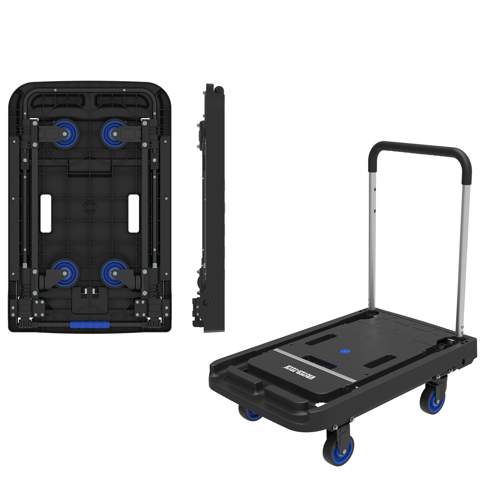 550LBS Trolley Cart for AC200P AC200MAX AC300 B300 Solar Generator Hand Truck