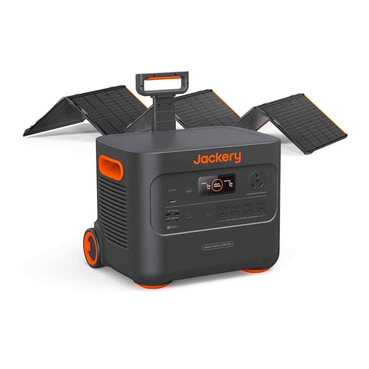 Jackery Solar Generator 2000 Plus with SolarSaga 500 X