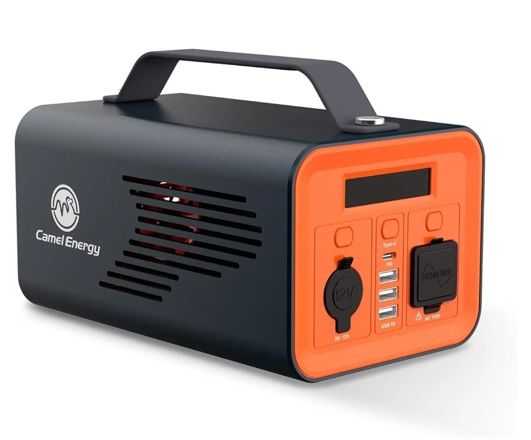 Portable Power Station 230Wh 200W – Multiple Outlets 110VAC 60Hz – USB-A 5V=6A